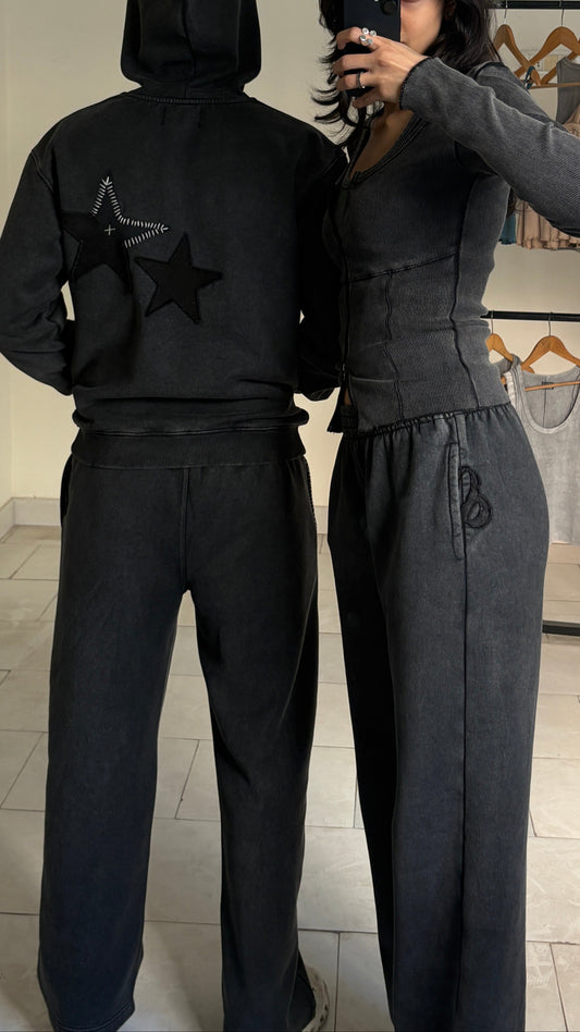 155 Patch Joggers Noir