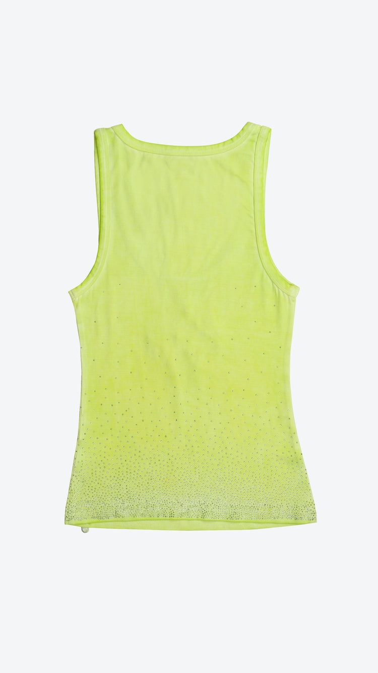faded jade tank top on a white background