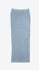 Light blue maxi skirt on a white background
