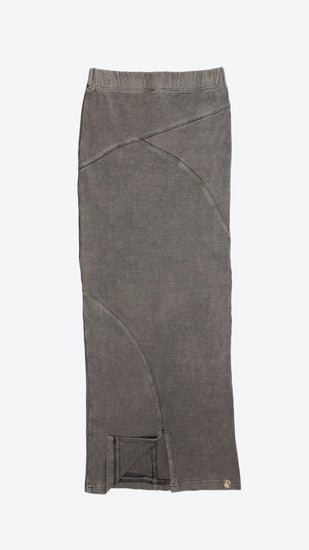 Gray skirt on a white background
