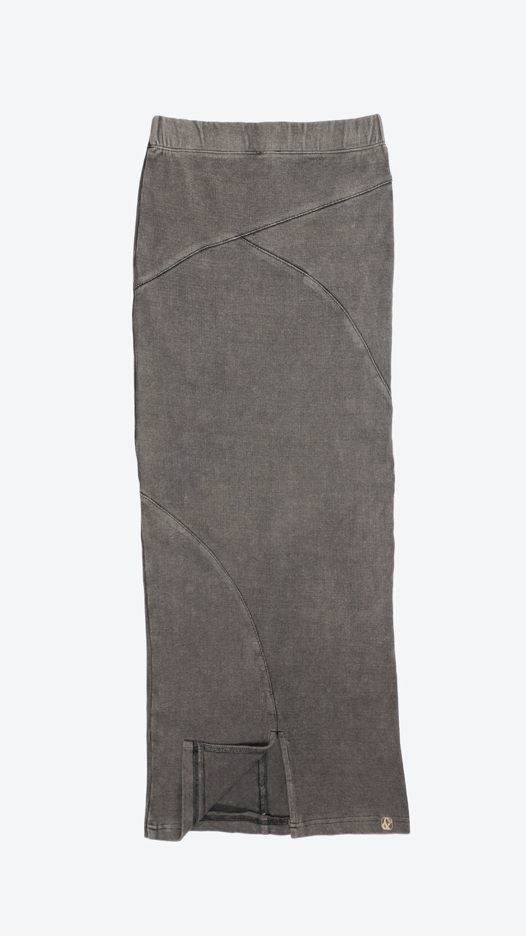 Gray skirt on a white background