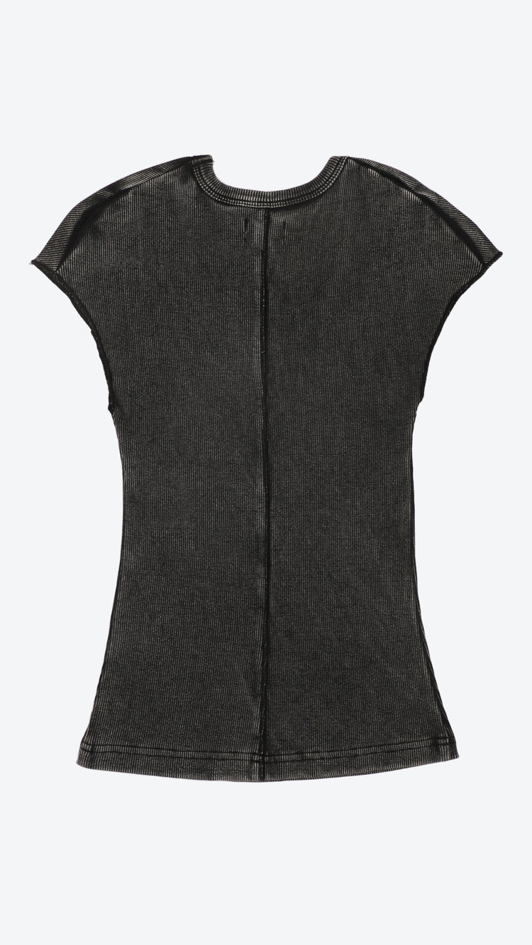 040 Studio High Corset Tank Noir