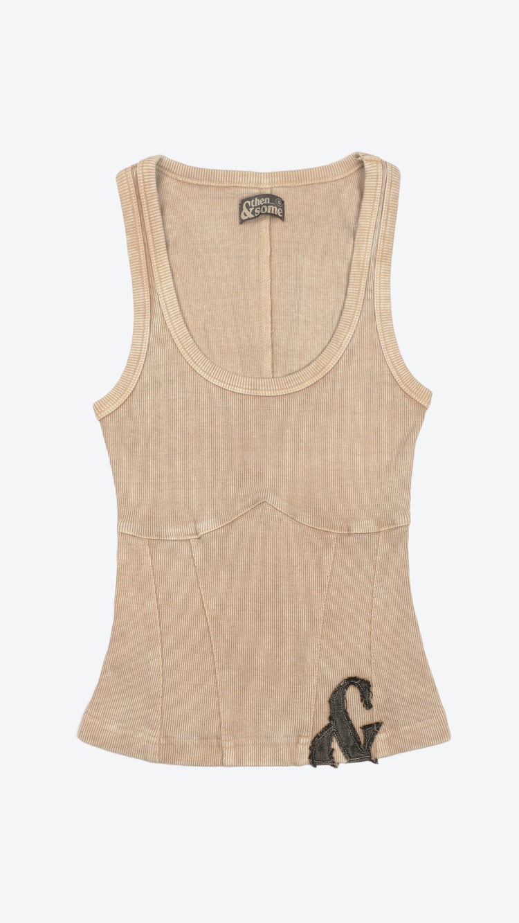 040 Corset Tank Sand
