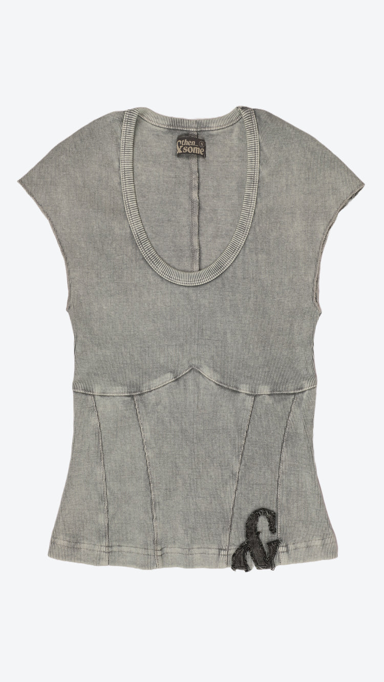 040 Studio High Corset Tank Cathedral