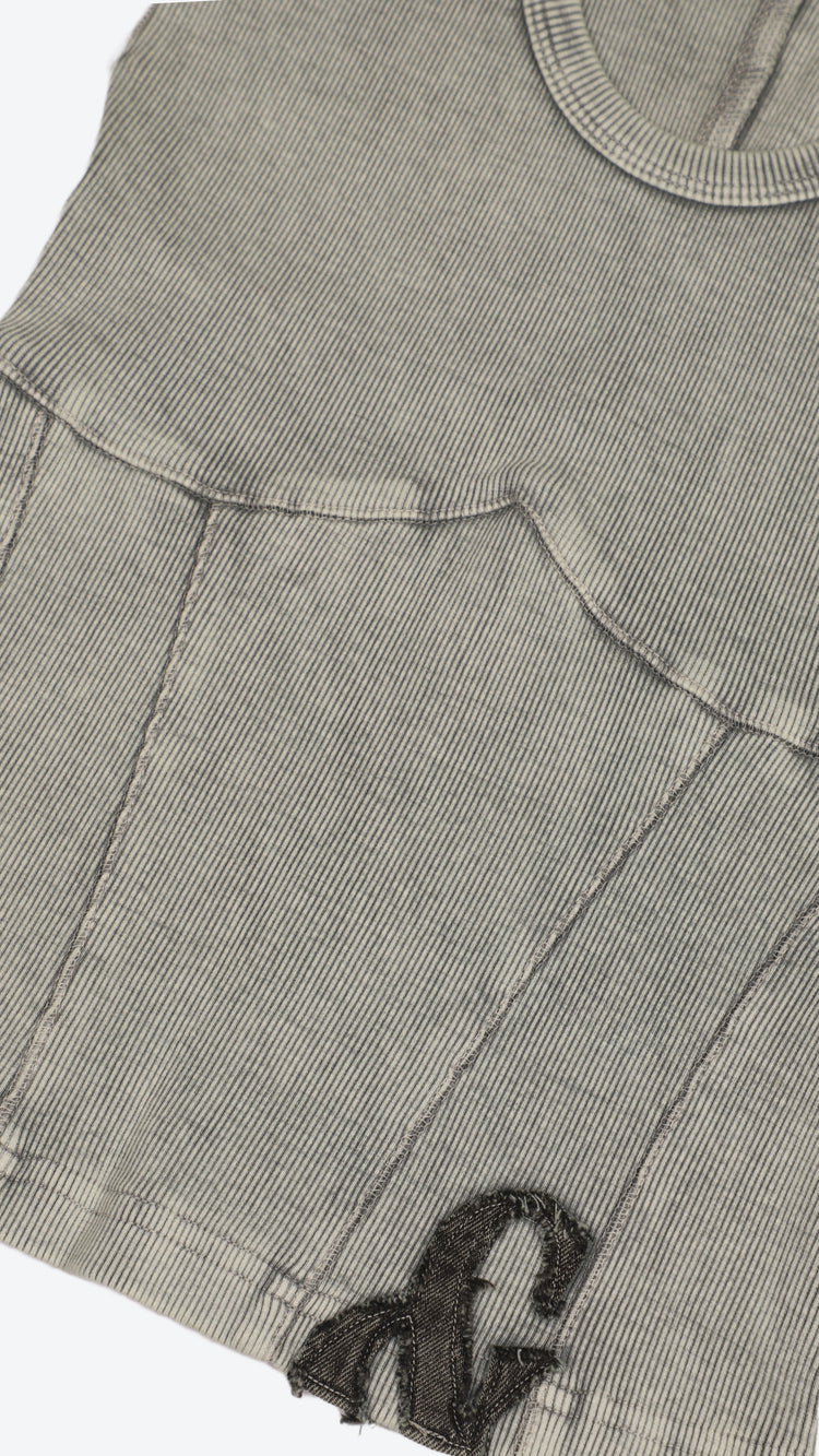 040 Studio High Corset Tank Cathedral