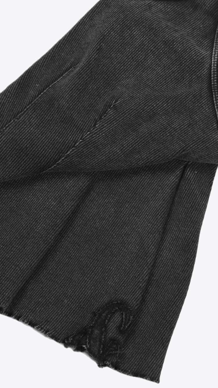 143 Peplum Corset Cami Noir