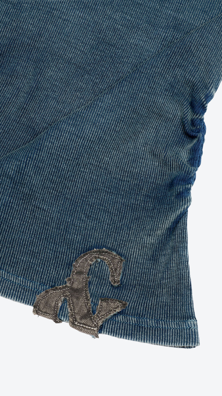 164 Ruched Tank Deep Teal