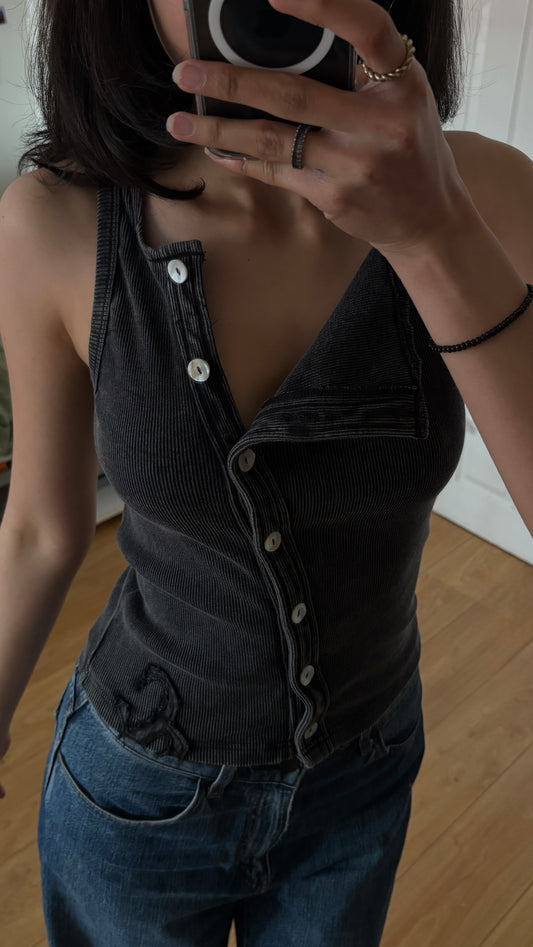 169 Closure Tank Noir