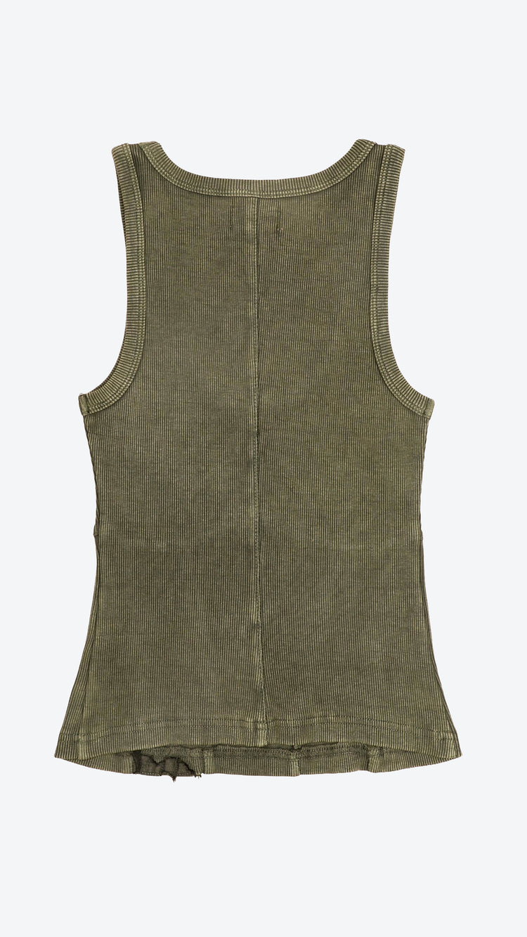 040 Corset Tank Dirty Olive