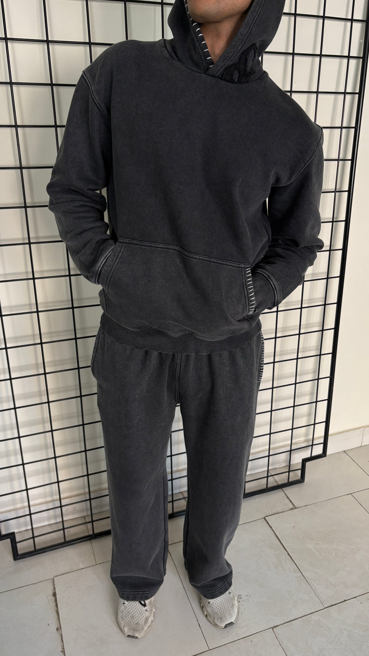 160 Patch Hoodie Noir