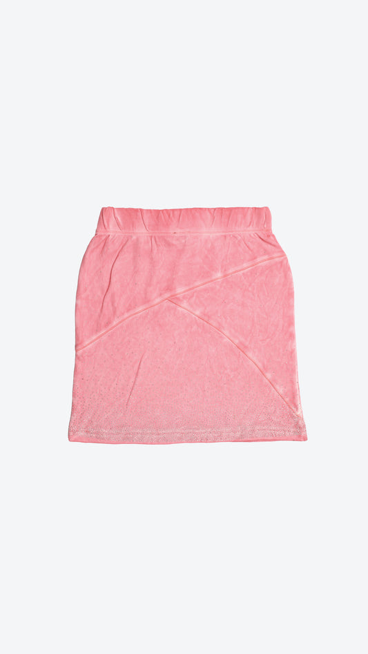 Pink skirt on a white background