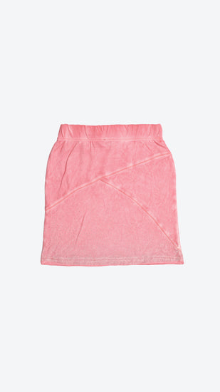 Pink skirt on a white background