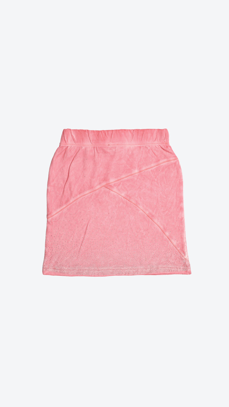 Pink skirt on a white background