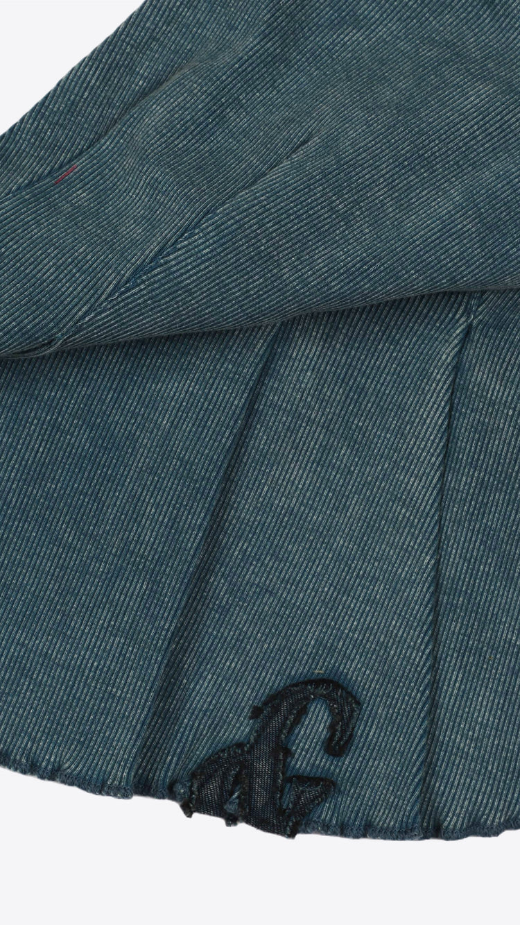 143 Peplum Corset Cami Deep Teal