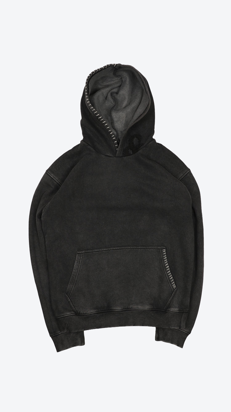 160 Patch Hoodie Noir