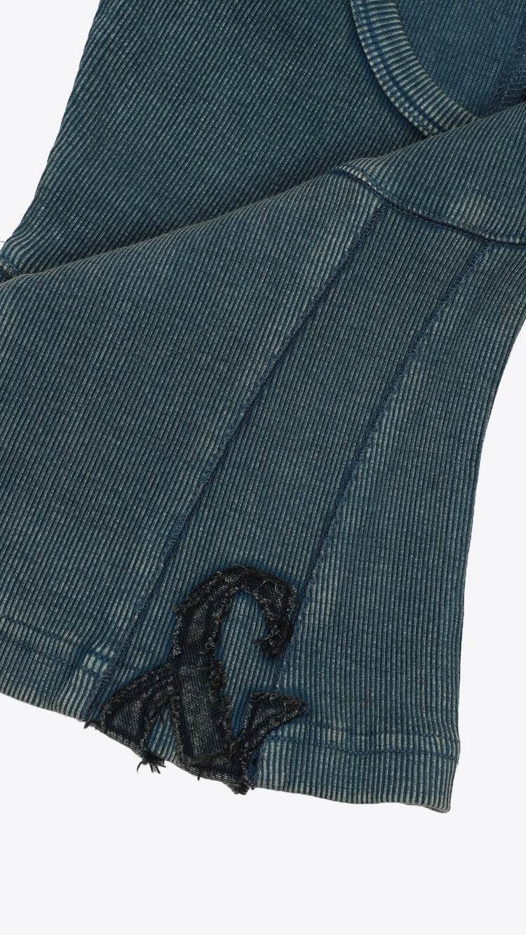 040 Corset Tank Deep Teal