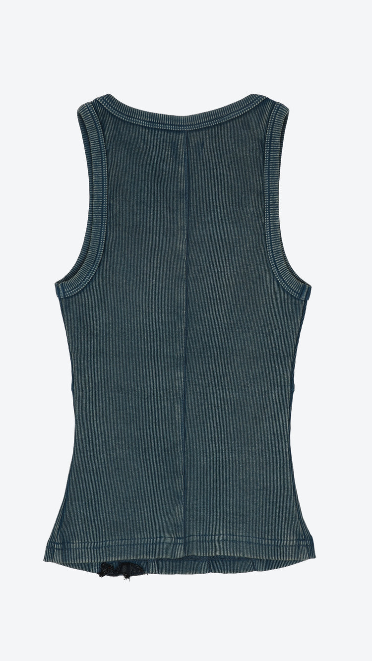 040 Corset Tank Deep Teal
