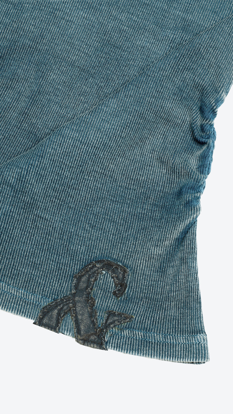 164 Ruched Tank Deep Teal