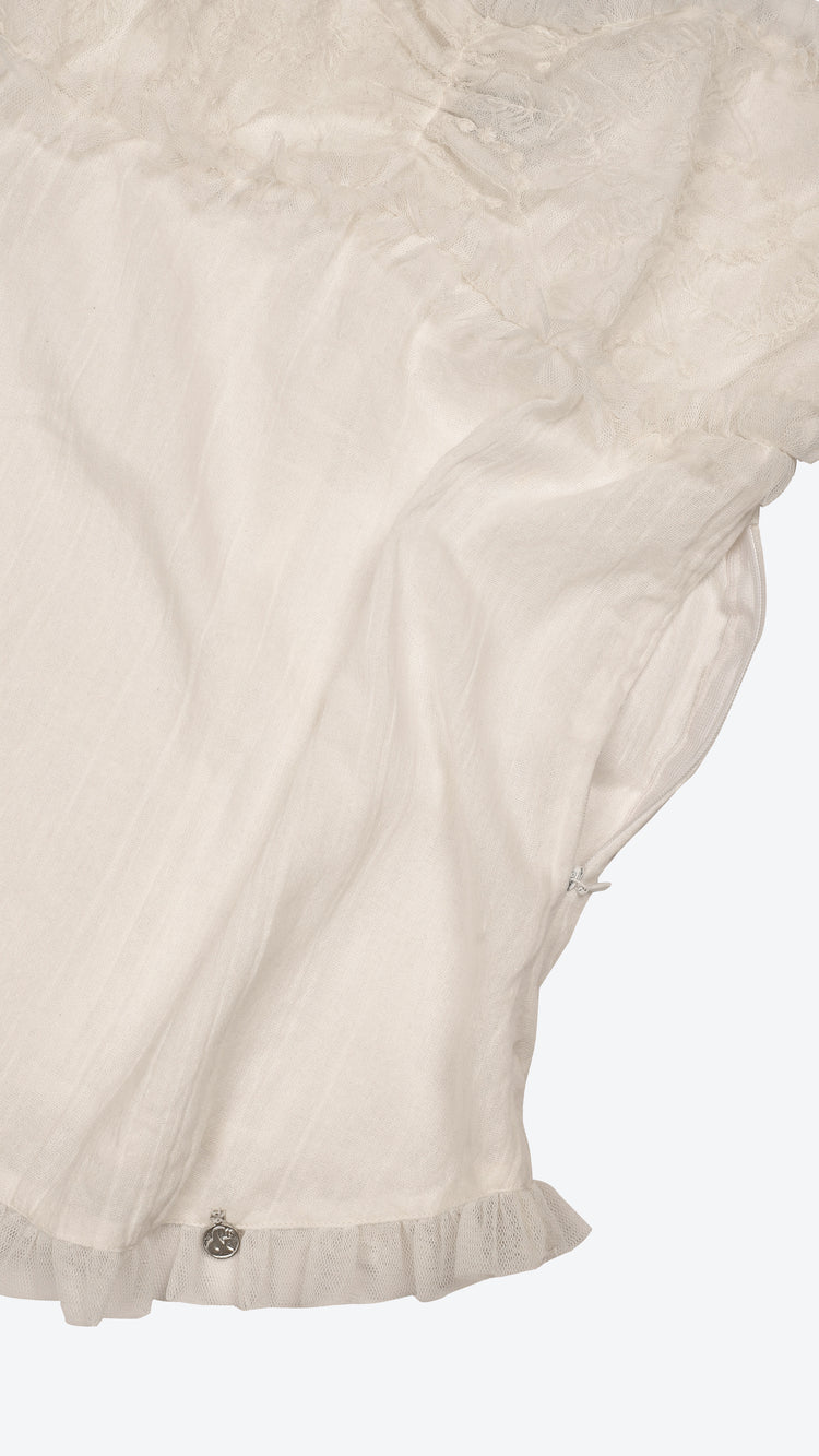 174 Bardot Schiffli Blouse