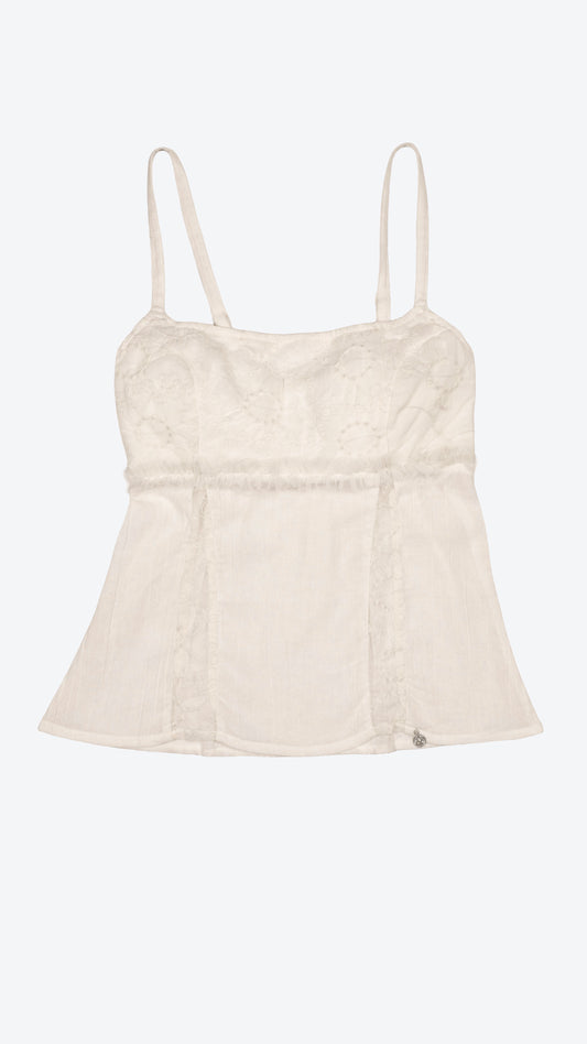 175 Frill Schiffli Cami