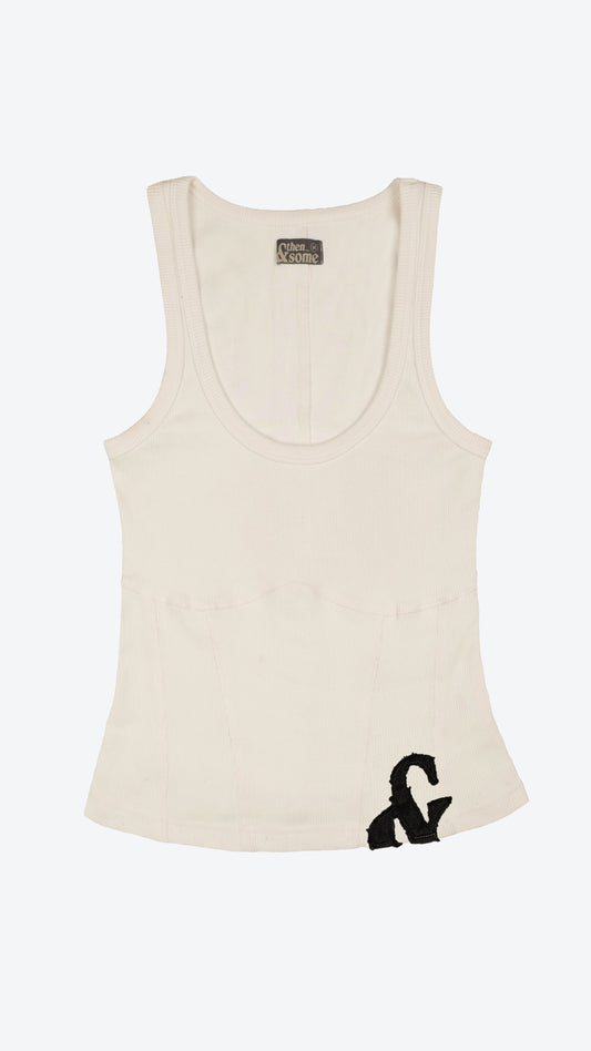 040 Corset Tank Off-White