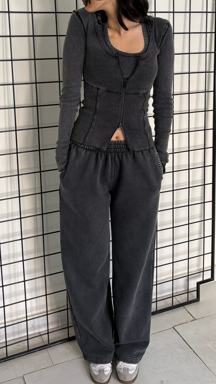 155 Patch Joggers Noir