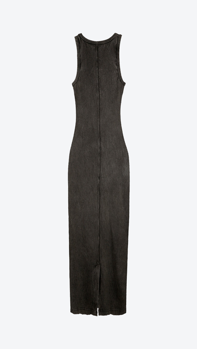 183 Midi Bodycon Tank Dress Noir