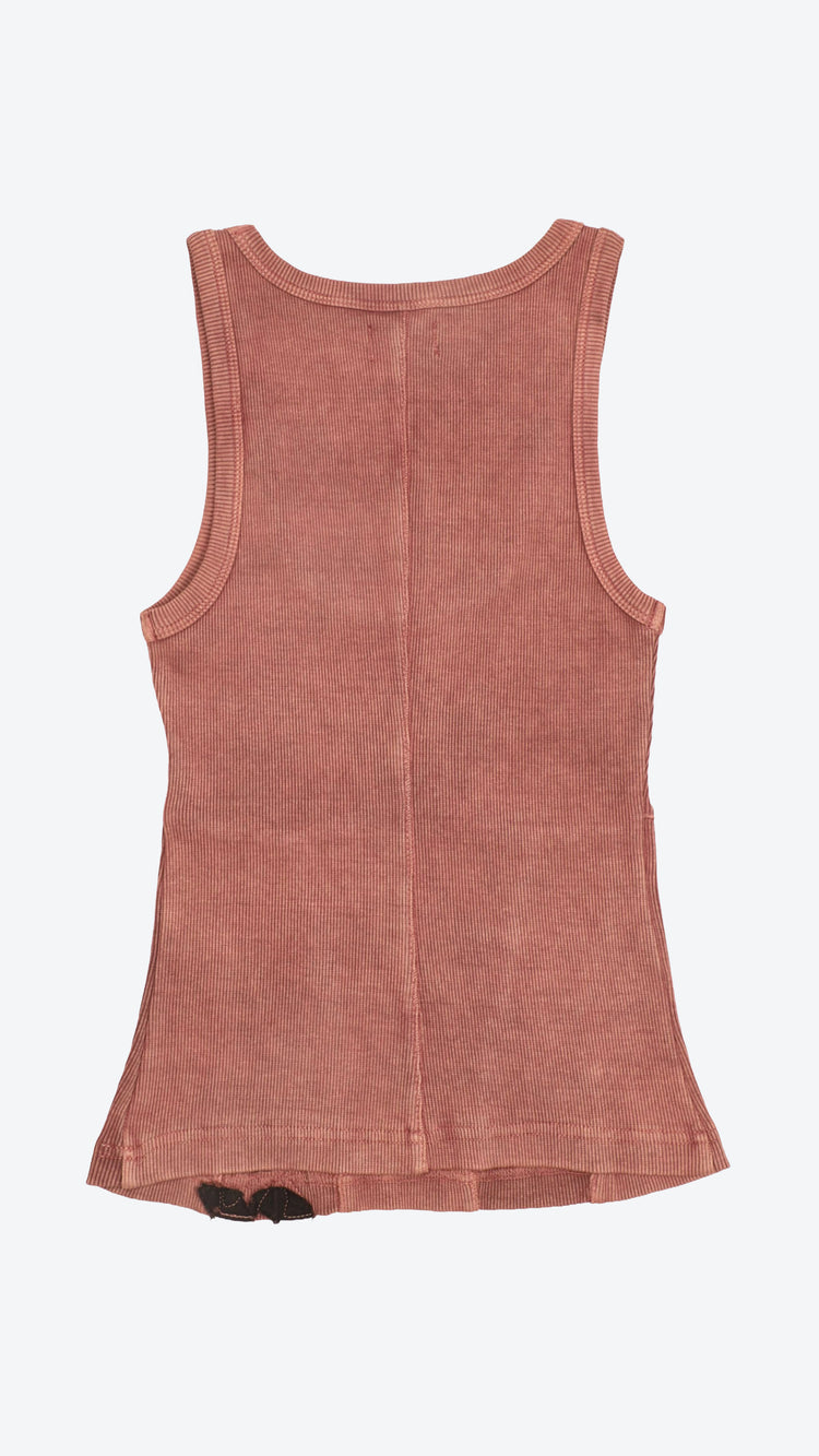 040 Corset Tank Faded Rose